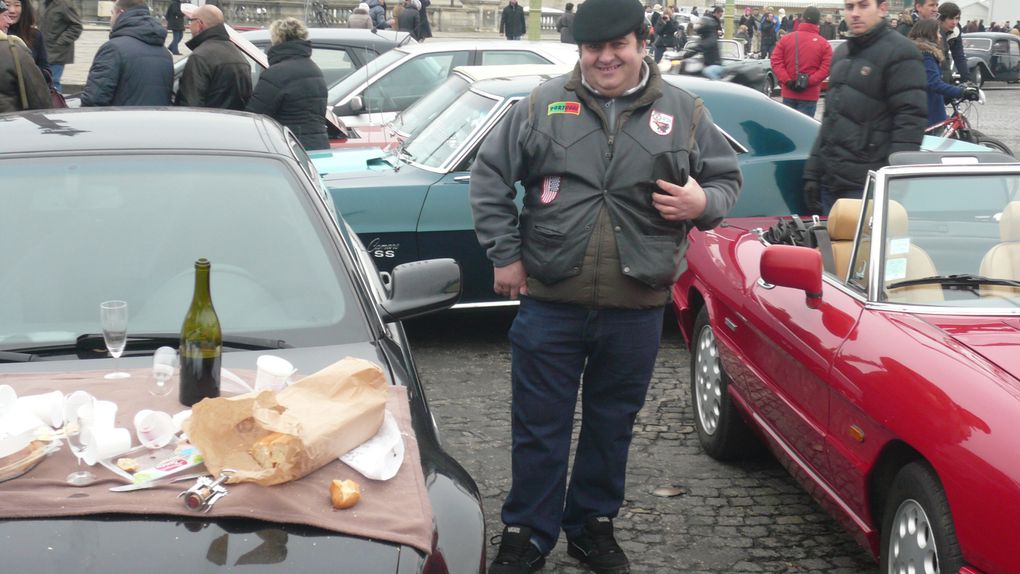 Quelques irreductibles de l'A.C.C se sont retrouvés dans les rues de Paris en ce dimanche un peu frais de janvier !!