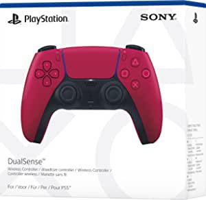 Manette sans fil DualSense pour PS5, Pour une expérience de gaming plus intense et innovante, Compatible avec PC via une connexion filaire en USB     • Caractéristiques : Haut-parleur et microphone intégrés, Prise casque, Détection de mouvement 6 axes, Port USB-C, Retour haptique     • Technologie Create : production et partage du contenu vidéoludique avec les autres joueurs, Gachettes adaptatives pour une expérience immersive     • Batterie rechargeable intégrée, possibilité de jouer et de recharger la batterie simultanément     • Contenu : 1 x Sony Manette sans fil DualSense pour PS5, Batterie rechargeable, Câble de recharge USB-C non inclus, Guide d'utilisation, Couleur Cosmic Red