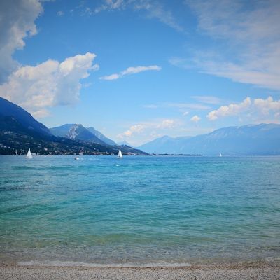 Lac de Garde : comme si on prenait le grand large...