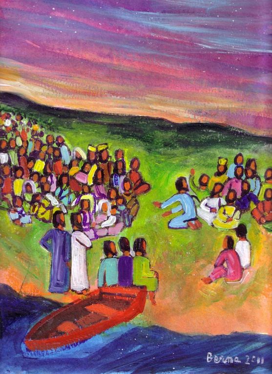 Il fut saisi de compassion envers eux,  parce qu’ils étaient comme des brebis sans berger.  Alors, il se mit à les enseigner longuement. 