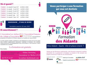Une nouvelle formation pour les aidants familiaux en Provence (Marignane)