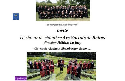 La visite du choeur de chambre Ars Vocalis de Reims.