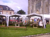 Encore quelques images du premier marché artisanal d'Ecouis le week-end dernier