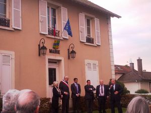 Saint-Rémy l’Honoré, inauguration du nouveau blason