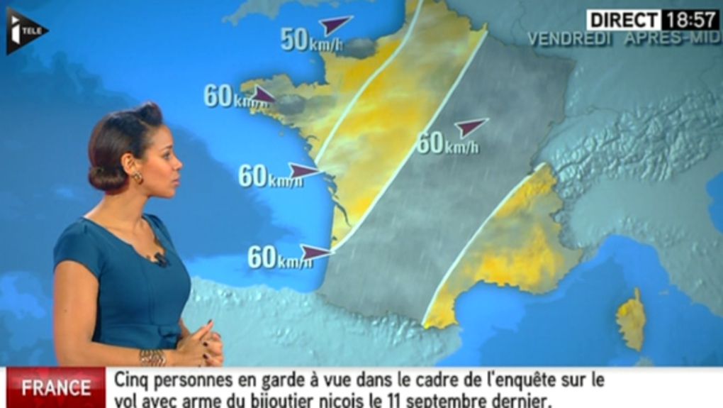 2013 11 07 - 18H57 - ALICIA FALL - ITELE - LA METEO