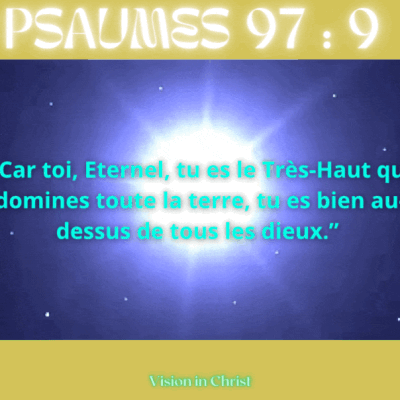 Dieu est Celui qui EST ! 