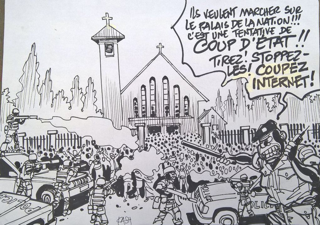 Kinshasa 12.01.2018 Messe Hommage aux Victimes de La Marche du 31.12.2017