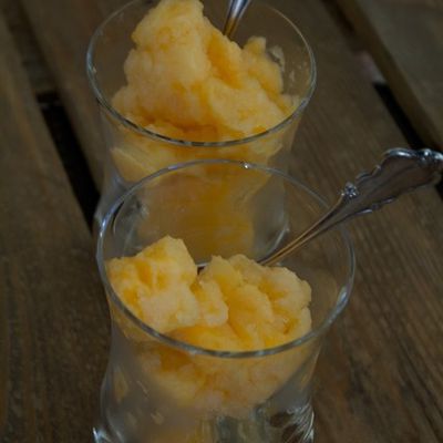 SORBET AU MELON AU THERMOMIX