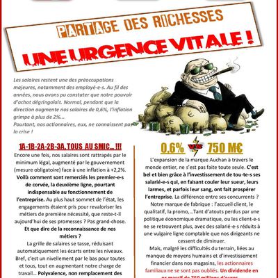 AUCHAN-Tract Intersyndical suite du 18 juin 2021 