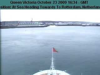 Le Queen Victoria à Cherbourg pour les 5 ans du Queen Mary 2.