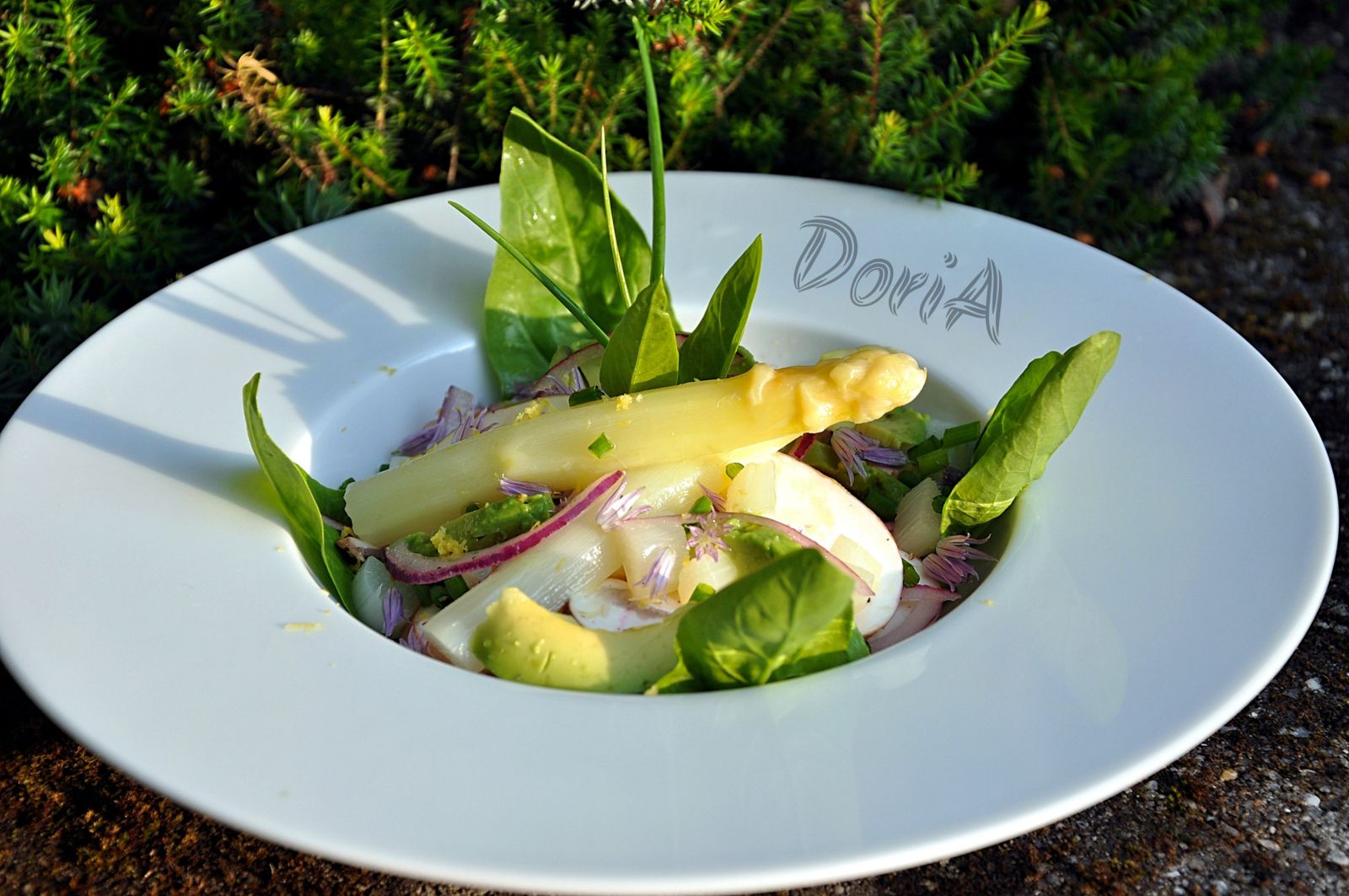 Salade folle à l’asperge