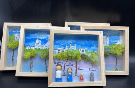 tableau vitrine à personnaliser