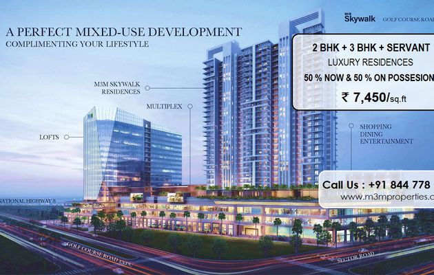 M3M Skywalk Sector 74, Gurugram | Home Laced With Absolute Luxury