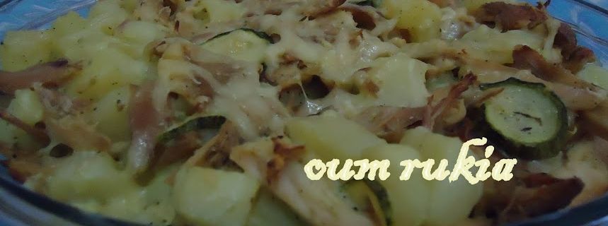 Gratin de pommes de terre et poulet