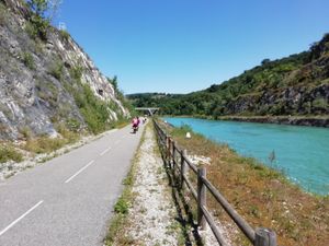 ViaRhôna de Trept à Chanaz et retour, avec les petits-enfants, du 11 au 14 juillet 2020