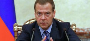 Le Premier ministre Medvedev