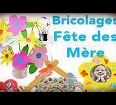 Activité enfant: idées bricolage fête des mères 