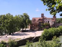 Ile Tibérine, forum Boarium et théâtre Marcellus