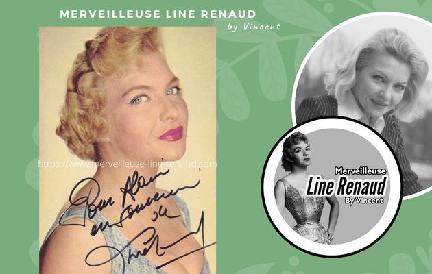 CARTE POSTALE : Line Renaud 