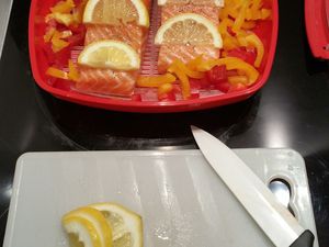 Recette saumon au micro-onde