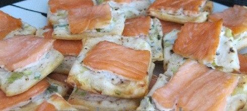 Carrés au Saumon Fumé et Ricotta ...