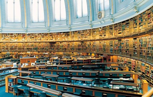 SALLE DE LECTURE DU BRTITISH MUSEUM (Londres)