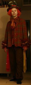 A Tim Burton's Mad Hatter costume
