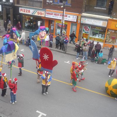 La parade du Père Noël