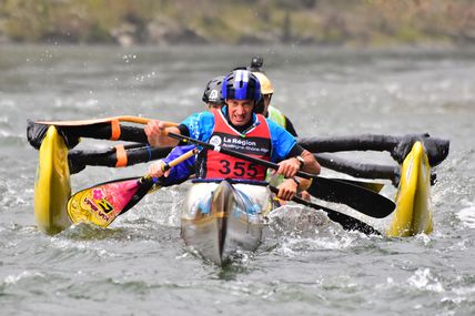 marathon international des groeges de l'Ardèche 2022. Terre Polaire à l'ouvrage