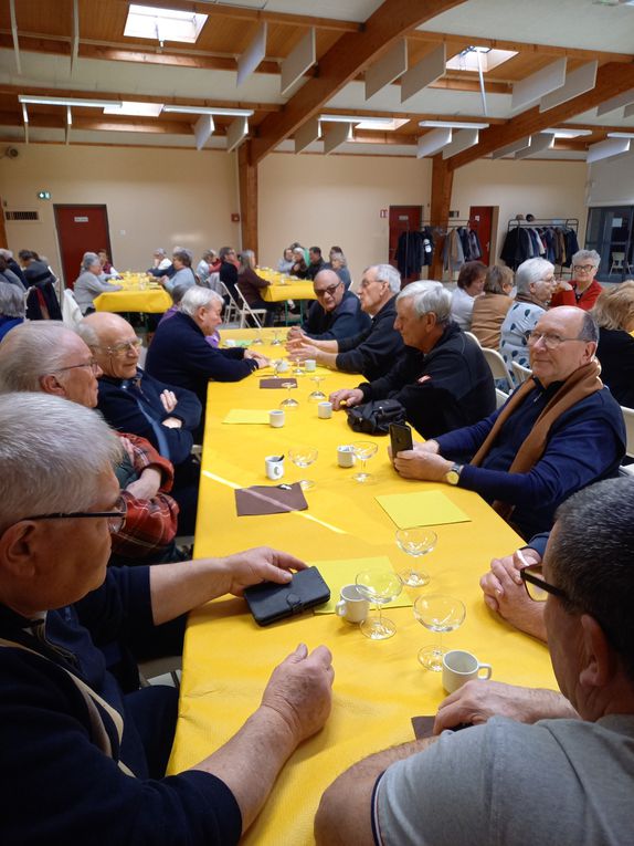 La dégustation de la galette des rois le 19 janvier 2024.