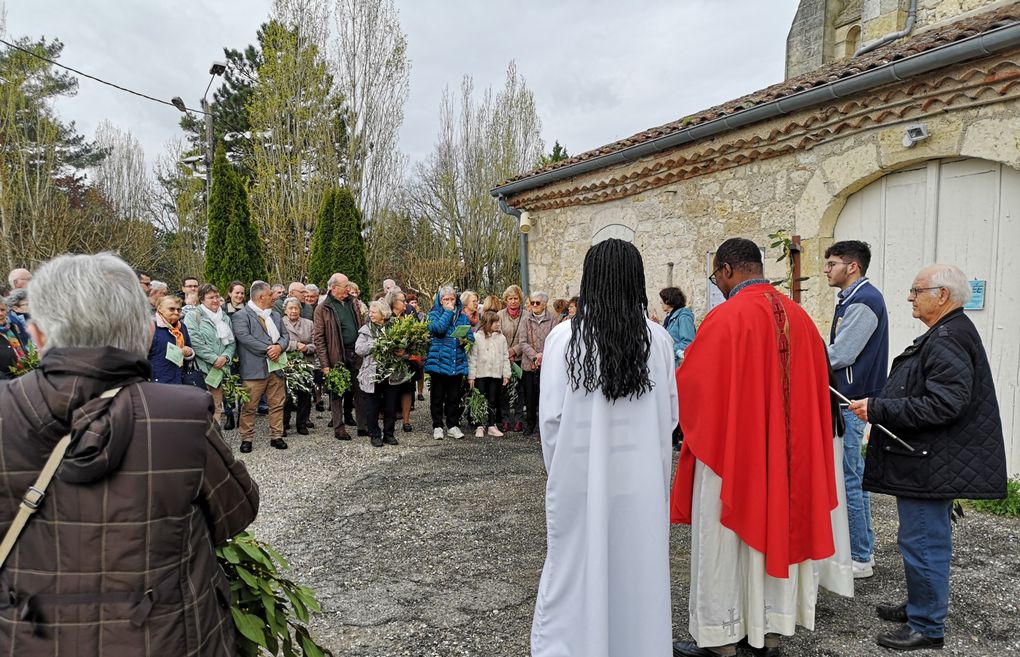 CÉLÉBRATION DES RAMEAUX DANS LA PAROISSE