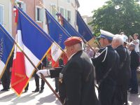 Cérémonie du 8 mai 1945 à Leucate Village.