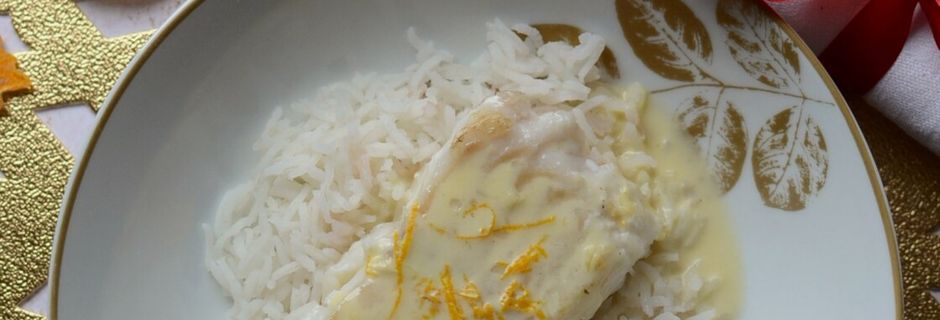 Filet de julienne sauce à l'orange #recette de fêtes