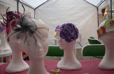 Différentes coiffes ou turbans pour la mariée ou les invitées...