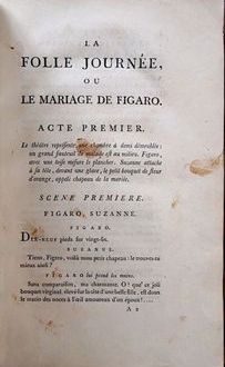 Éléments de l'acte 3, scène 5 du mariage de Figaro (Beaumarchais)