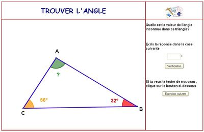 Somme des angles dans un triangle