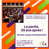 Colloque "La Parité 20 ans après ! Genèse, acquis et perspectives" - 50 - 50 Magazine