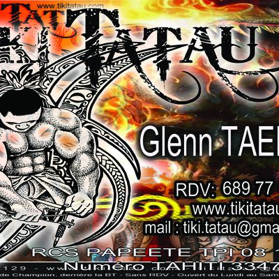 tiki tatau business card