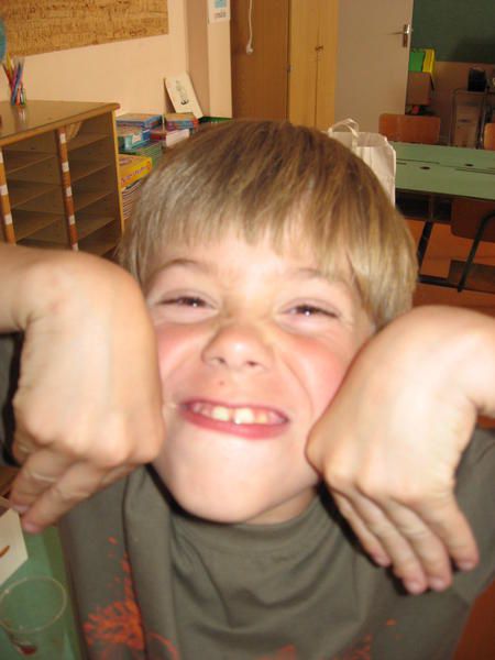 Pour cette dernière journée de classe les enfants ont pris des photos...