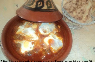 Tajine de boulettes de kefta aux œufs