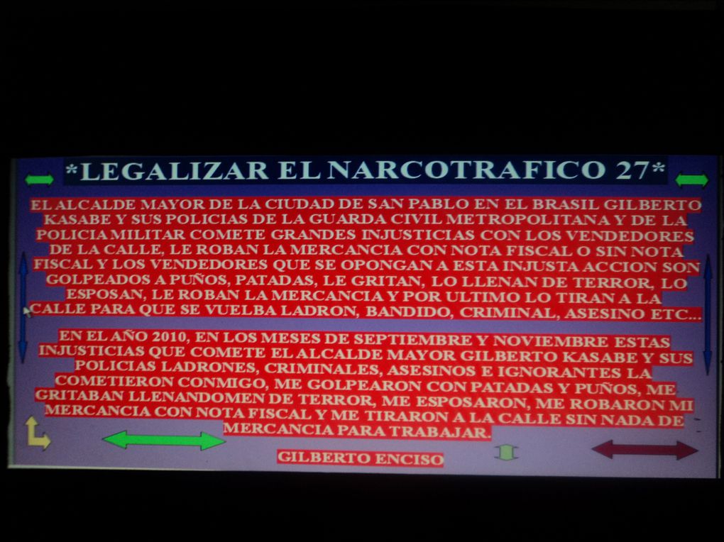 DAR A CONOCER IDEAS CON LEYES, CONDICIONES, REGLAMENTOS PARA LA LEGALIZACION DEL NARCOTRAFICO, PORQUE EL DIOS DE ISRAEL Y SU SANTO HIJO NO LE A DADO PERMISO A NINGUN CRISTIANO CATOLICO Y NI EVANGELICO PARA HACER UNA GUERRA DE VIOLENCIA, DESTRUCCION,