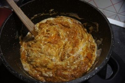 Mélange citrouille et béchamel