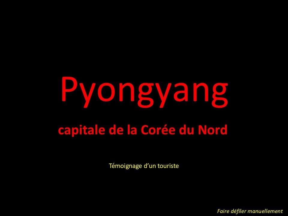 Corée Nord Pyongyang