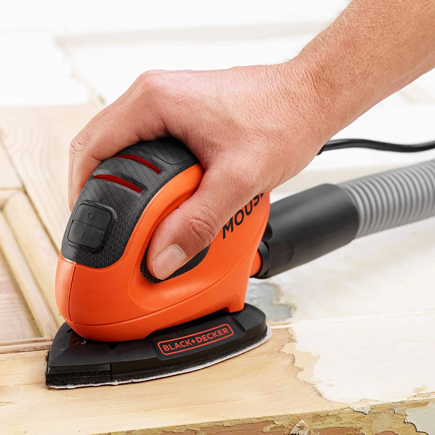 BLACK+DECKER BEW230BC-QS Ponceuse de détail Mouse filaire - 1,5mm de diamètre d'orbite