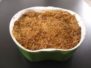 crumble aux pommes