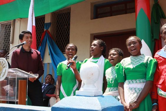 Vendredi 12 octobre 2012. Le Président Andry Rajoelina : première visite dans la Région Itasy (Soavinandriana, Analavory, Ampefy).