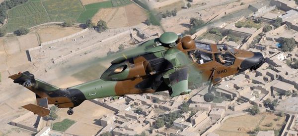 les hélicoptères Tigre de la force Sangaris