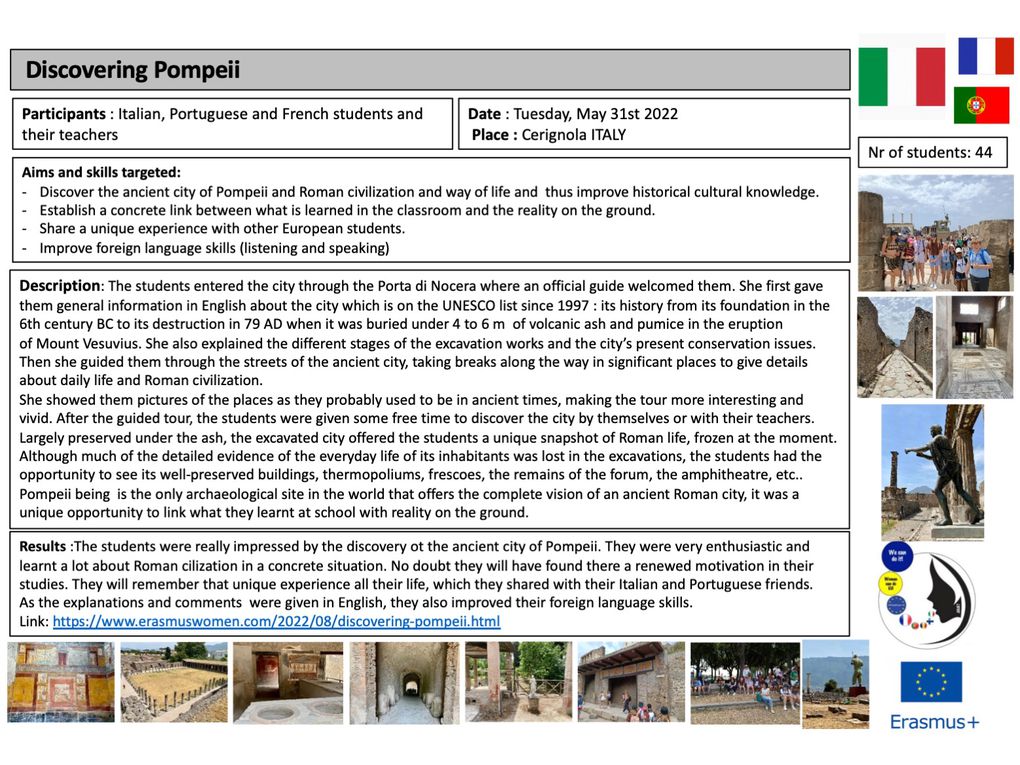 IT22 4 pedagogical actions in Italy