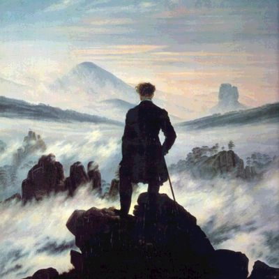 Voyageur au dessus de la mer de nuages