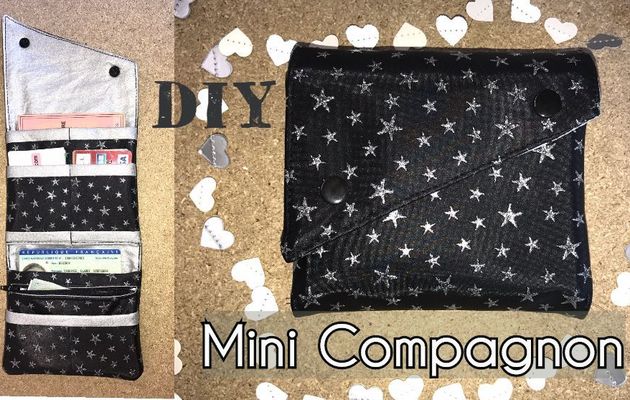 Tuto Couture Mini Compagnon Portefeuille - DIY